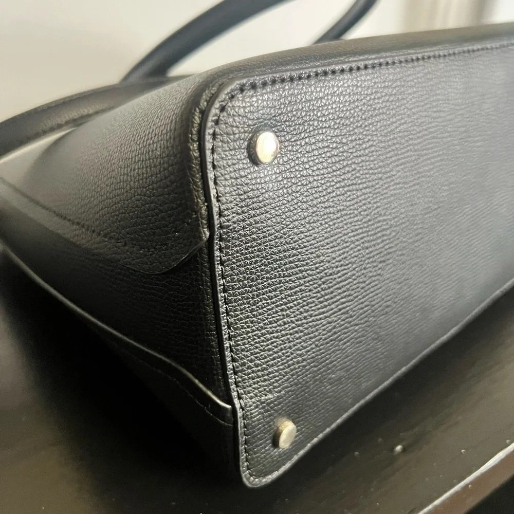 Kate Spade Darcy Black Leather Tote Bag